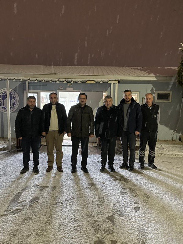 BATTALGAZİ’DE KAR YAĞIŞI SONRASI EKİPLER SAHADA