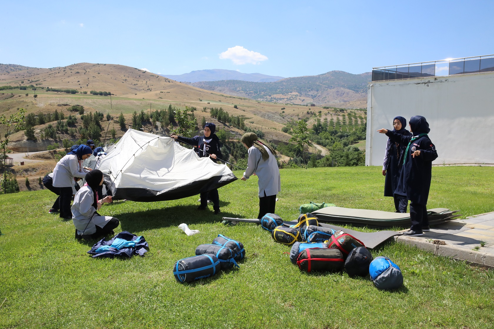 İspendere İçmelerinde Farkındalık Yaratan İzcilik Kampı