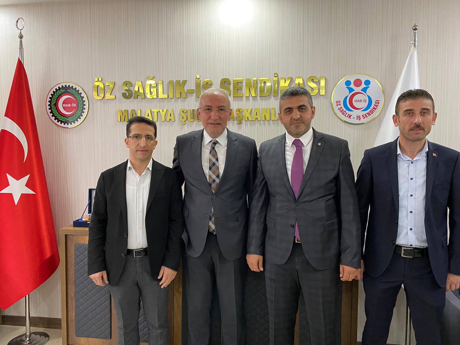 Kahtalı’dan Öz Sağlık-İş Sendikası’na Ziyaret