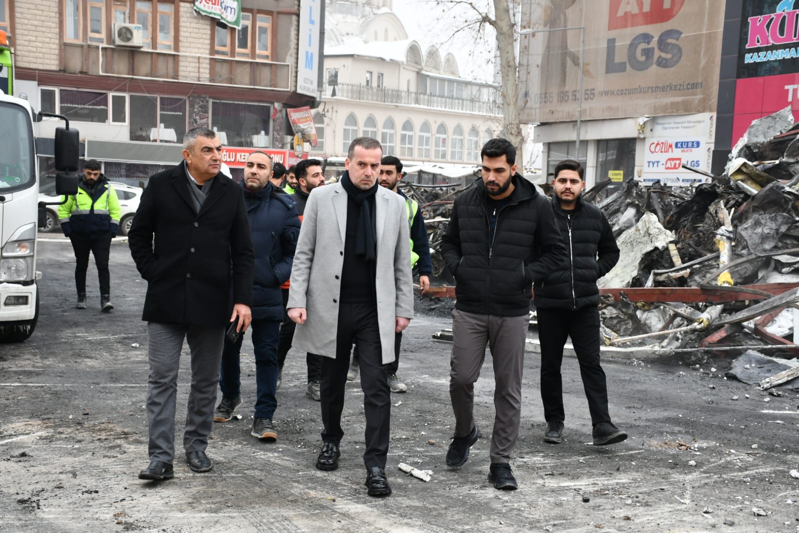 MAGİNDER Başkanı Karademir Yangın Bölgesinde “Can Kaybı Olmaması En Büyük Teselli”