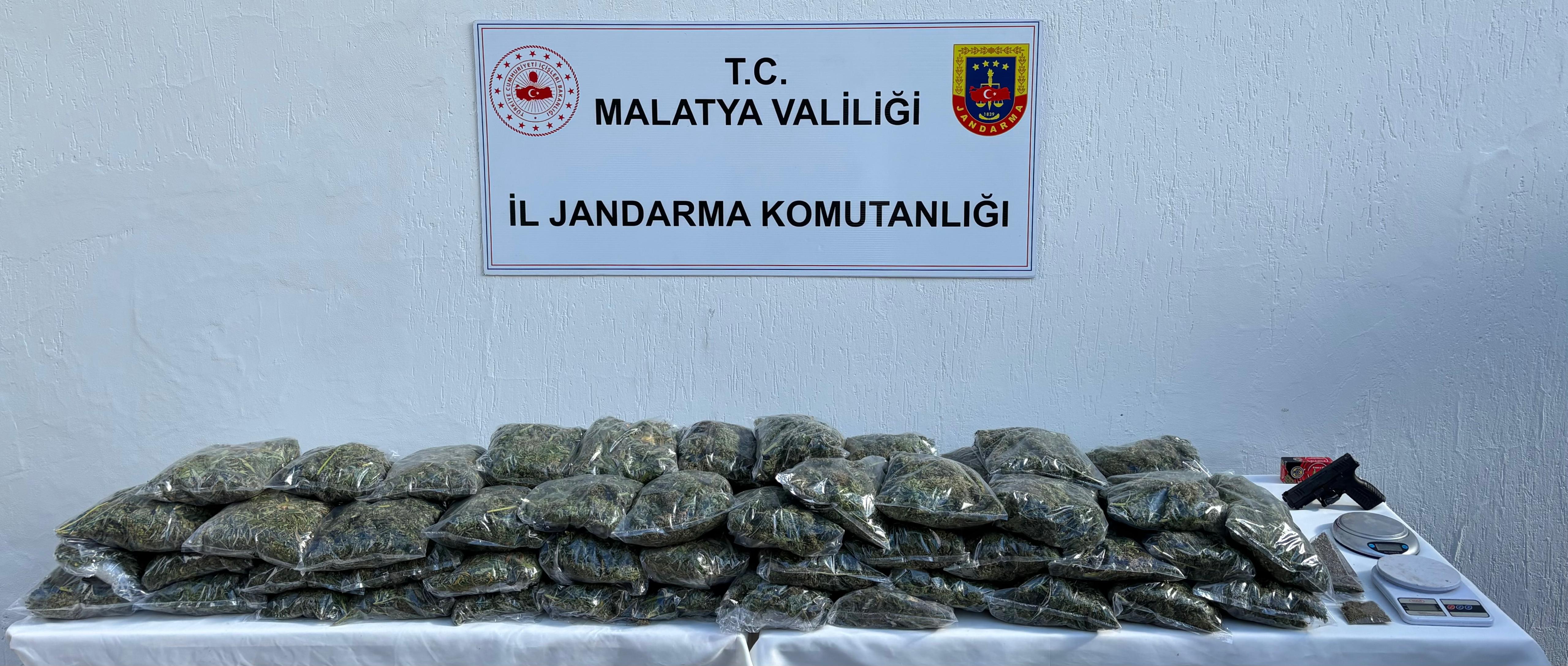 Malatya'da 34 Kilogram Uyuşturucu Ele Geçirildi