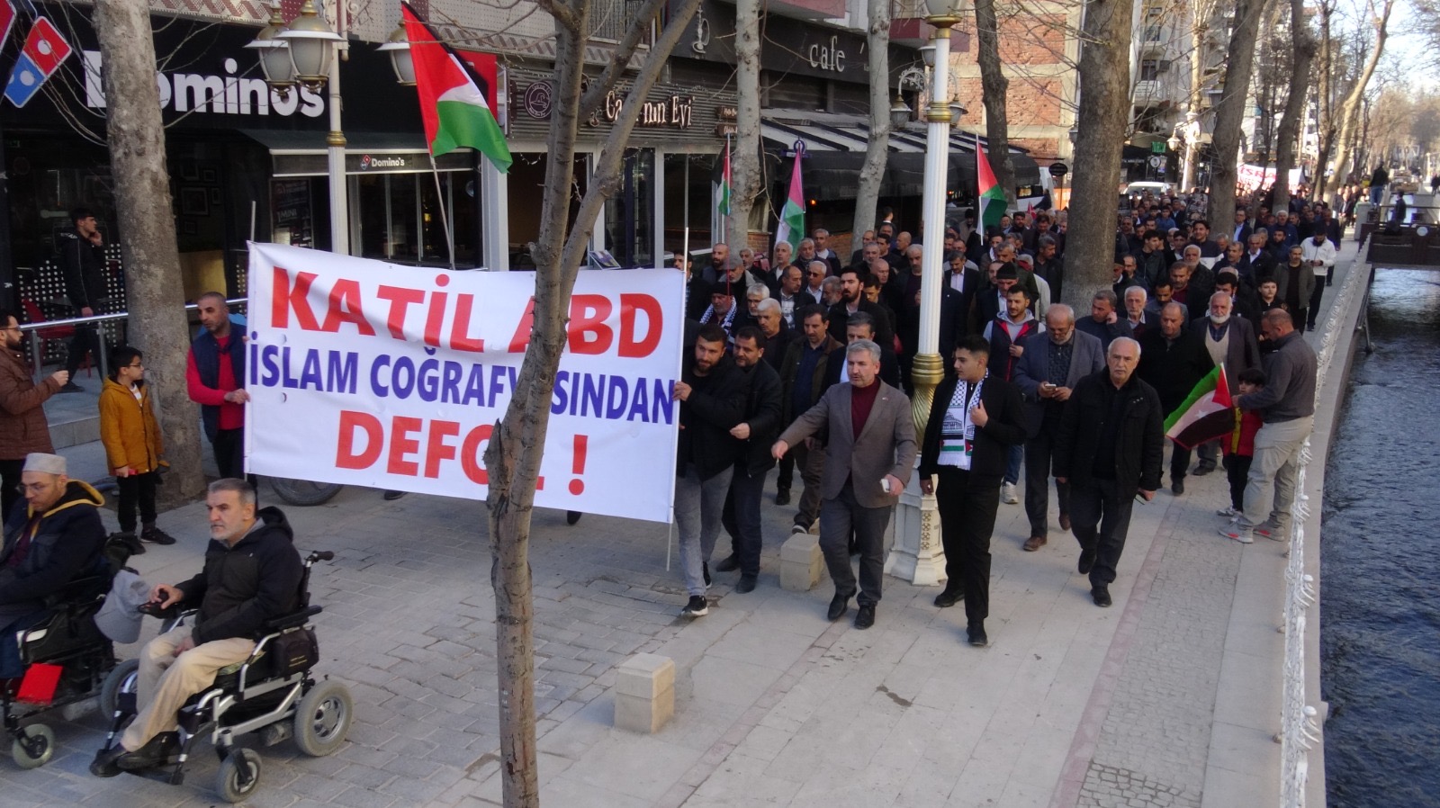 Malatya’da Mescid-i Aksa ve Filistinli esirler için yürüyüş düzenlendi