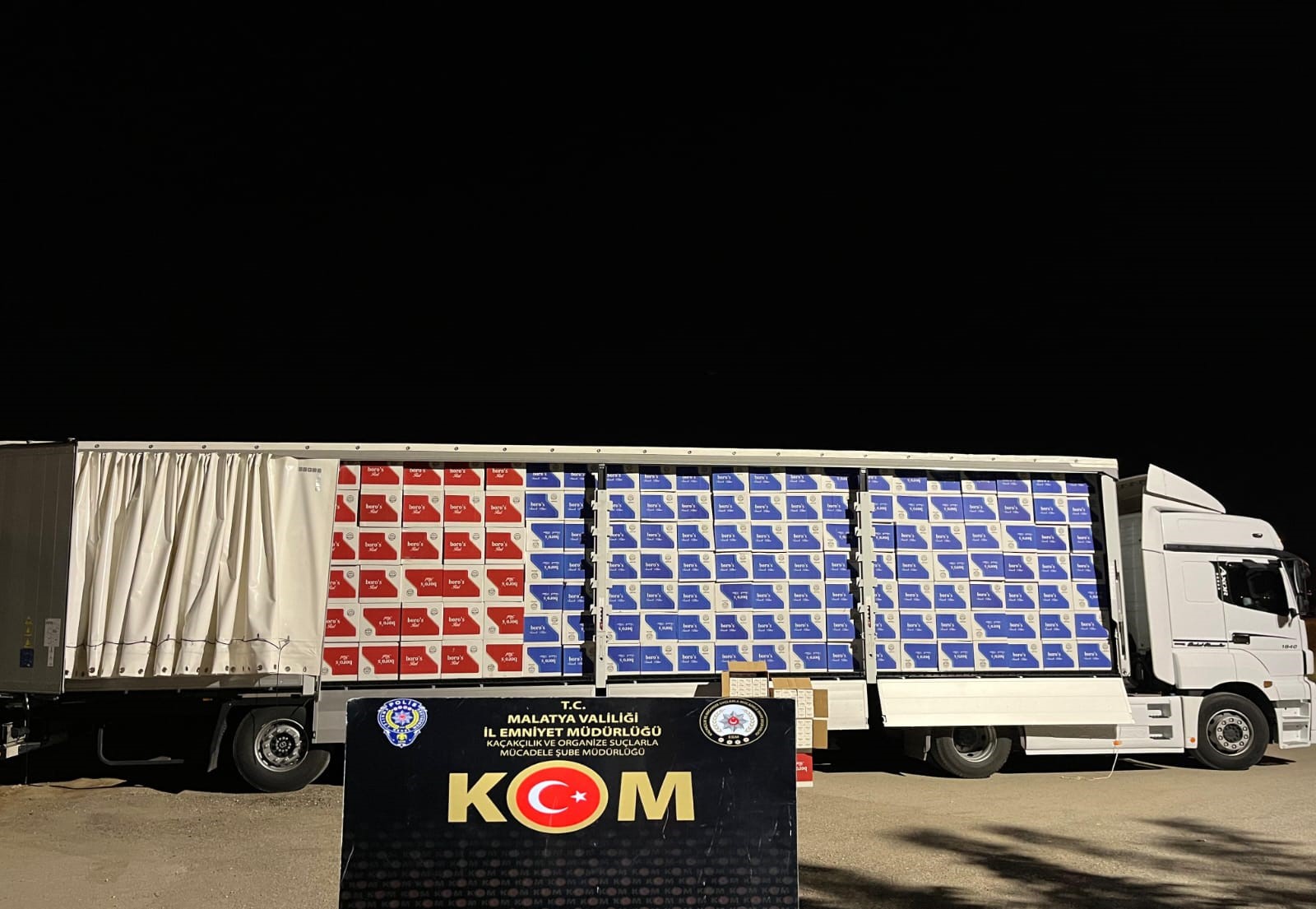 Malatya’da Milyonlarca Makaron Ele Geçirildi