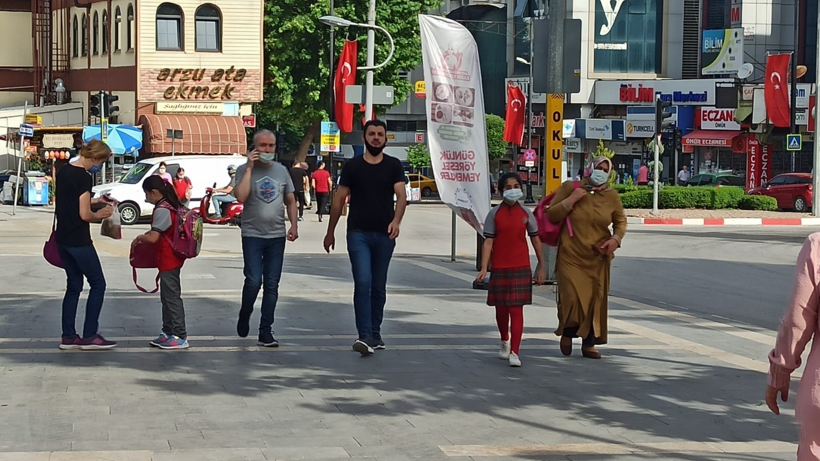 Malatya’da öğrenciler okul hasretini giderdi
