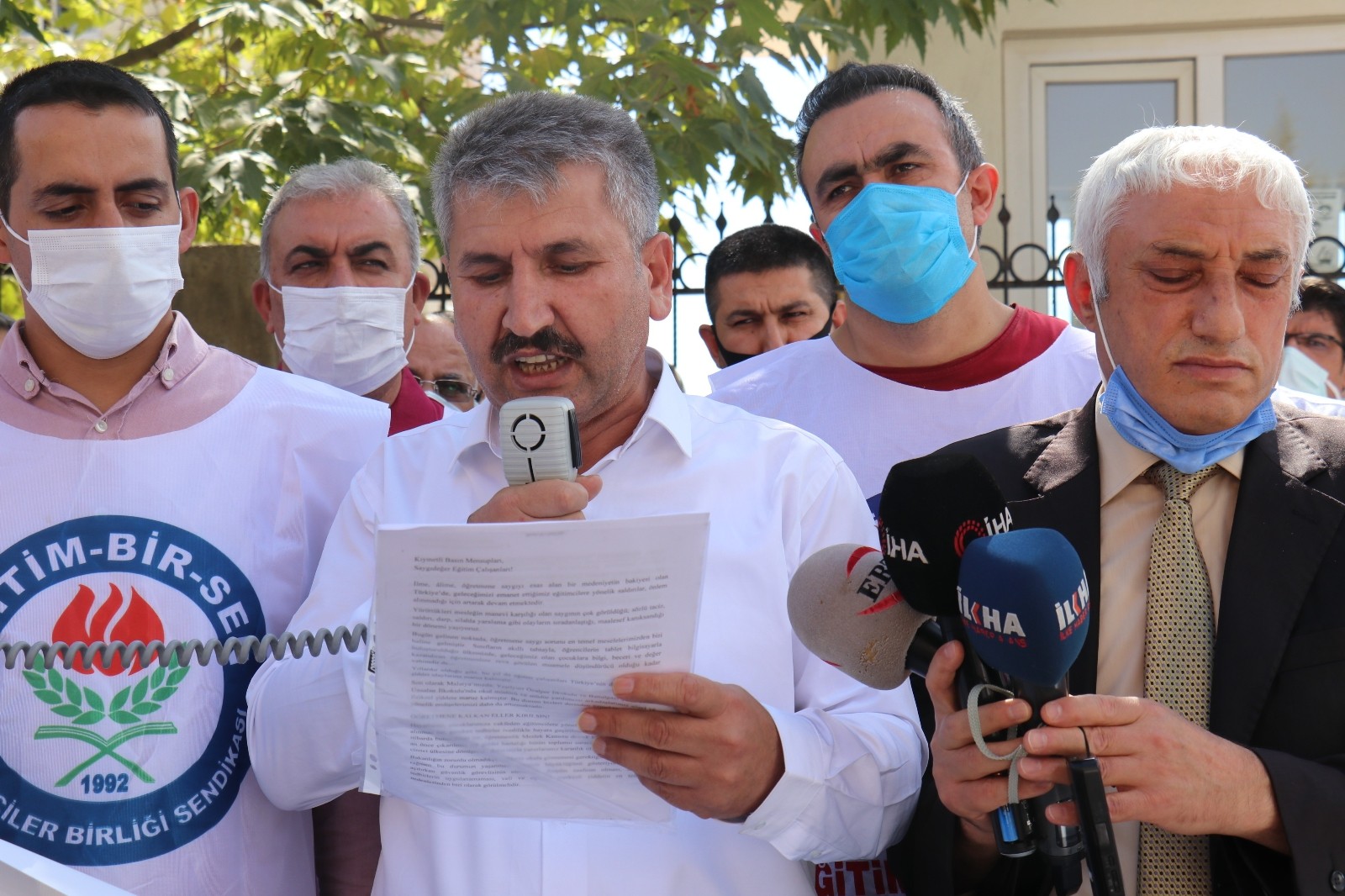 Malatya’da öğretmenlere yapılan şiddete tepki