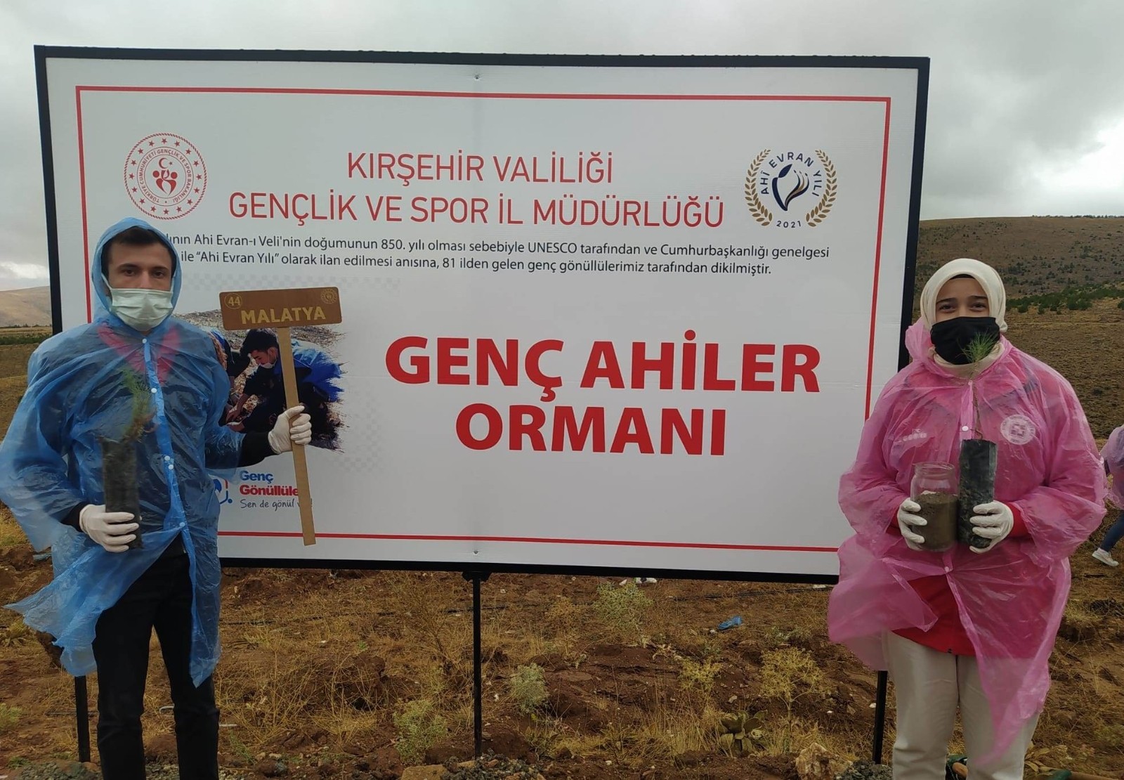 Malatya’dan Kırşehir’e Ahi fidanı