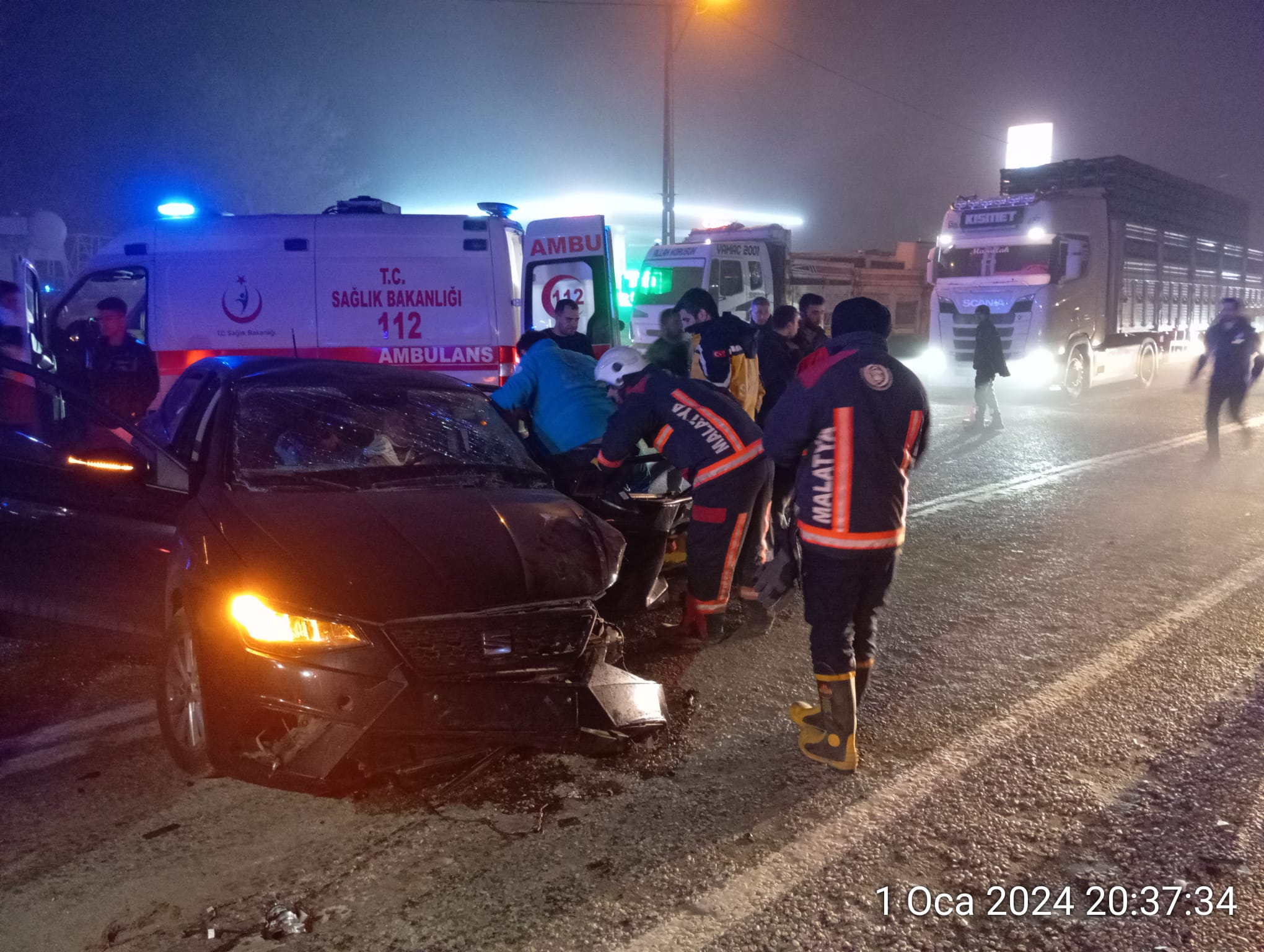 Malatya Doğanşehir Yolunda Kaza 1 Ölü