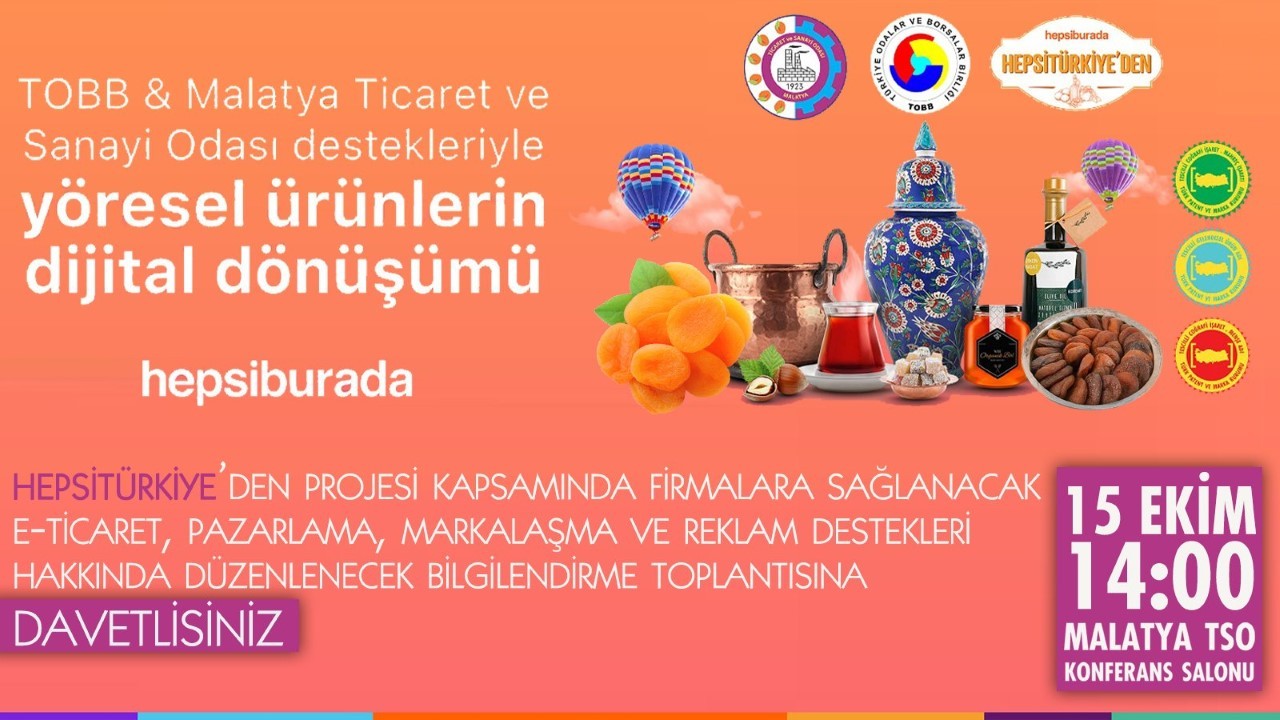 Malatya’nın yöresel ürünlerinde e-ticaret atağı