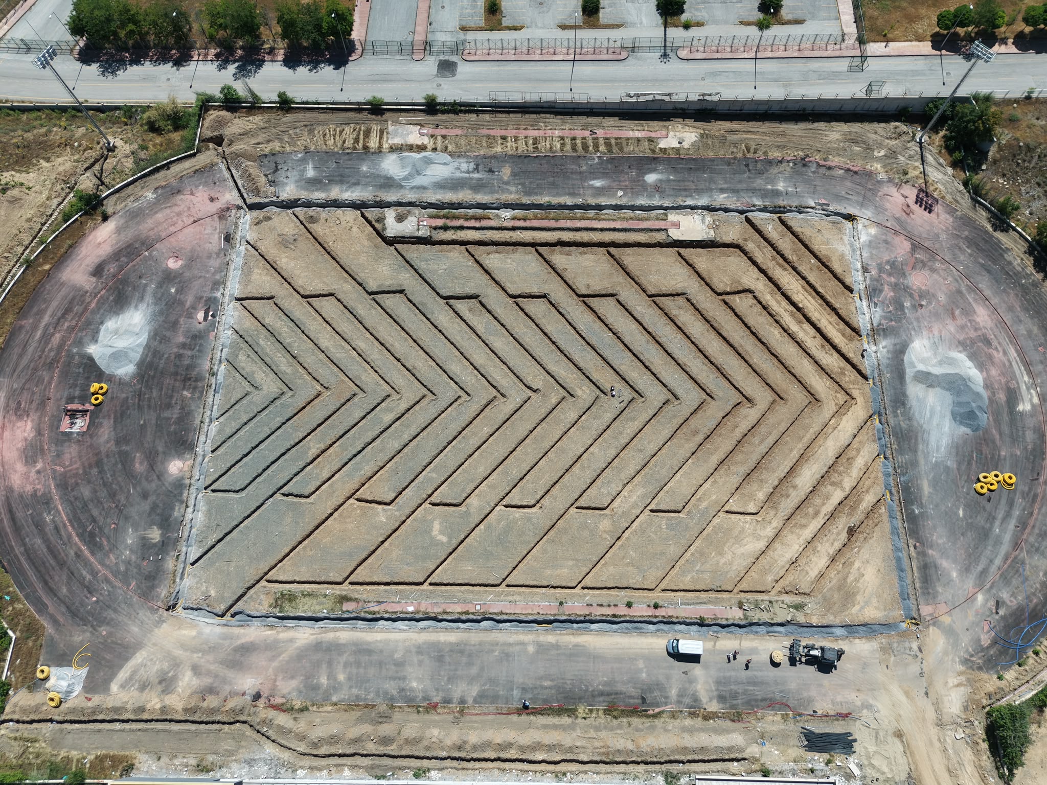 Malatya Olimpik Atletizm Pisti Tamamlanma Aşamasına Geldi