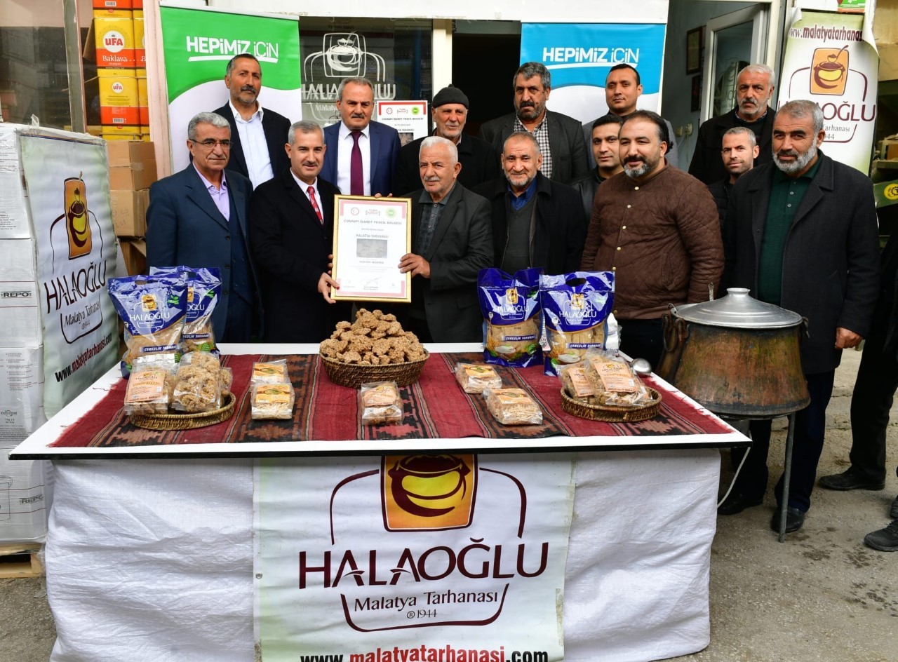 Malatya Tarhanası Coğrafi İşaret Belgesi Esnafla Buluşturuluyor