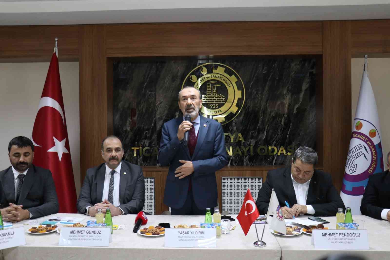 Malatya TSO Başkan Yardımcısı Mehmet Gündüz: