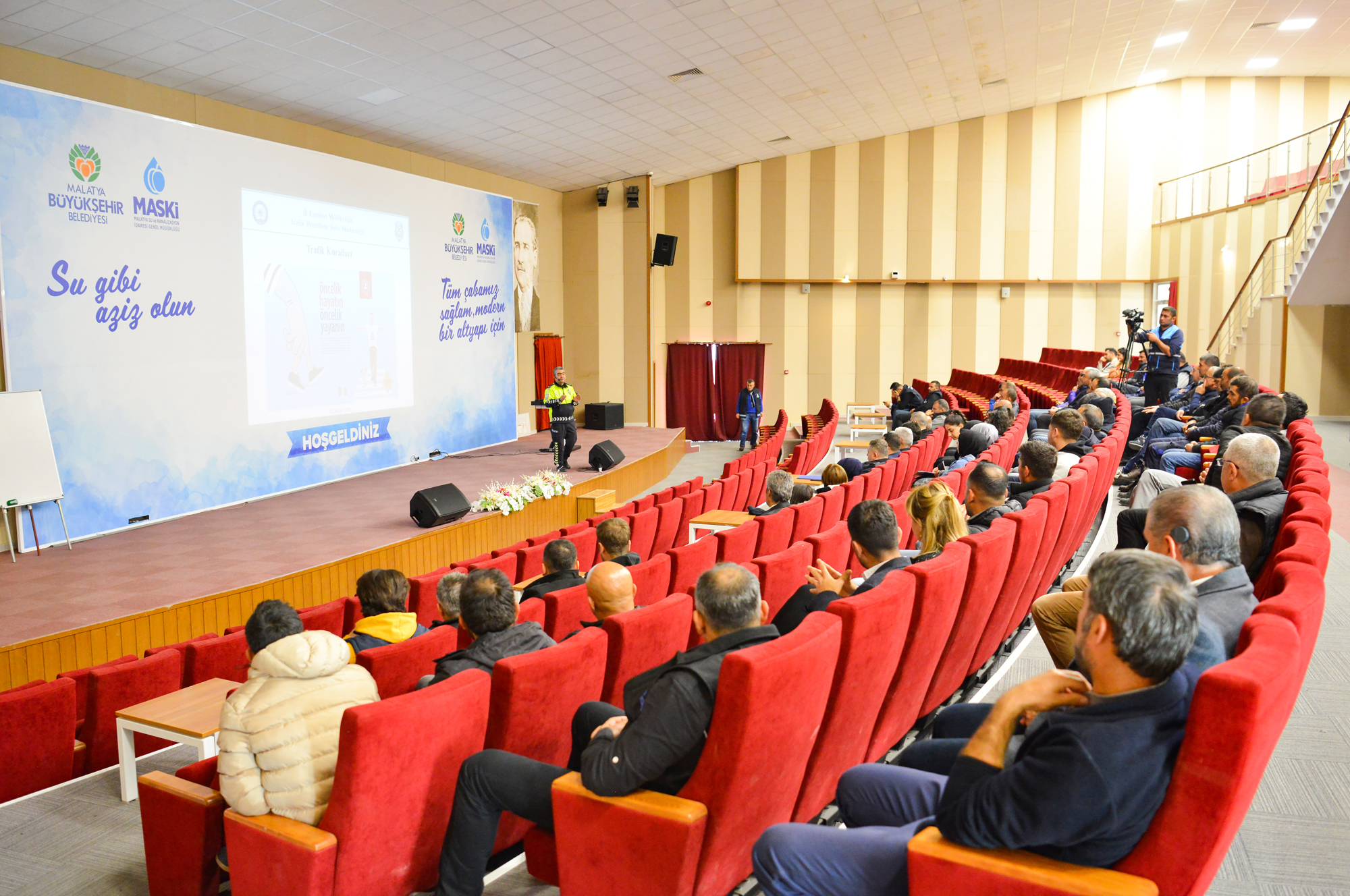 Maski Personeline Trafik Eğitimi Verildi