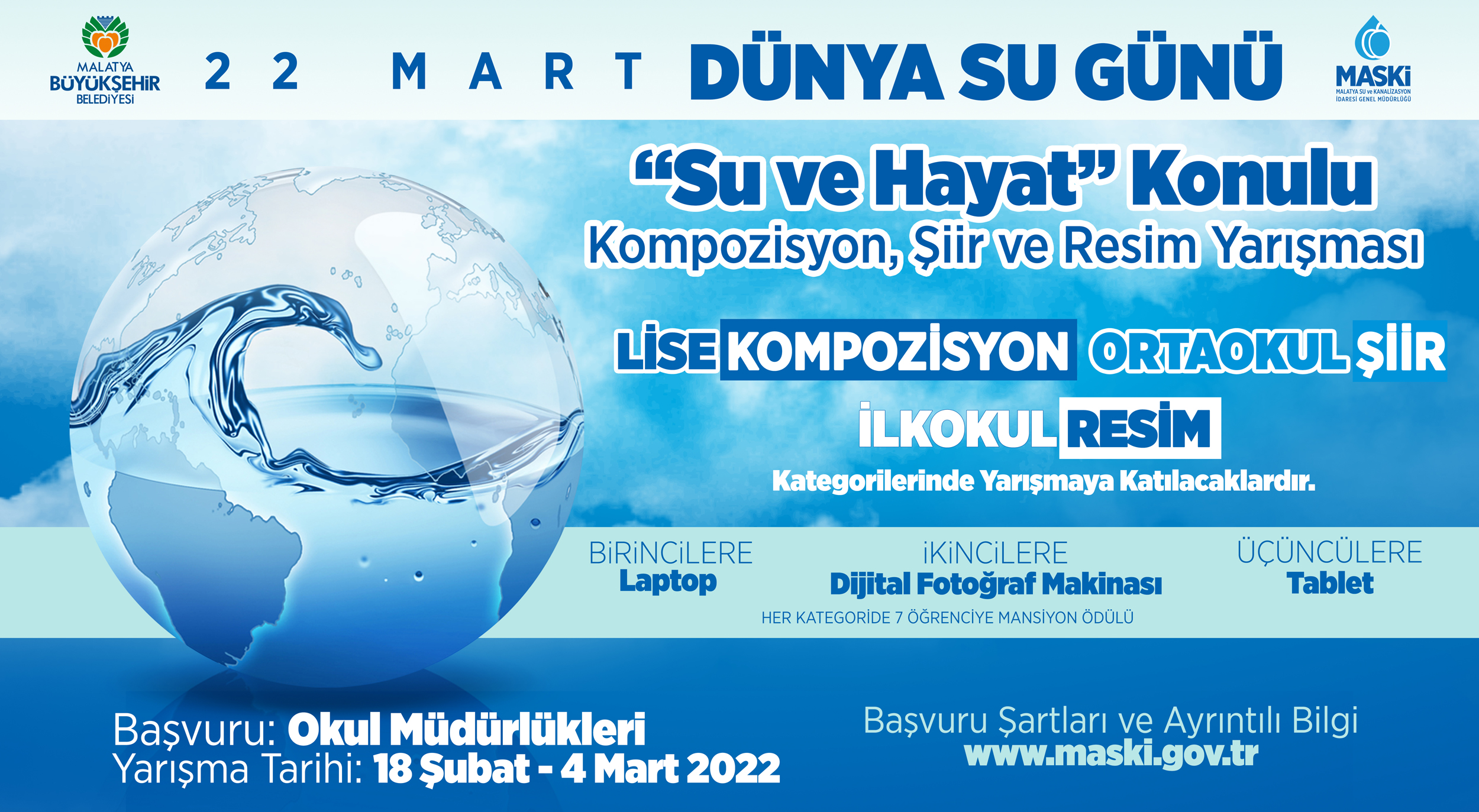 MASKİ "Su Ve Hayat" Yarışması Düzenliyor