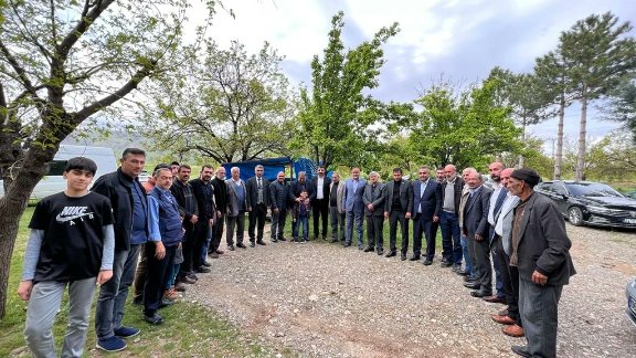 MHP Teşkilatından Doğanyol'a Ziyaret