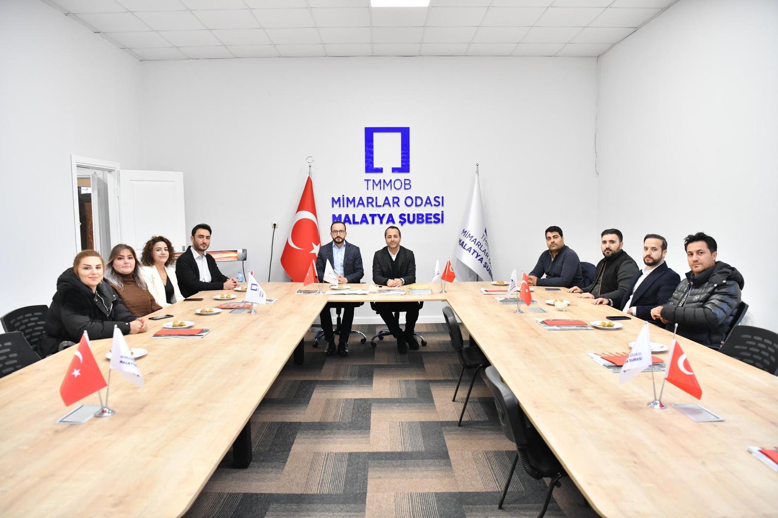 Milletvekili Abdurrahman Babacan  Mimarlar Odasını ziyaret etti.