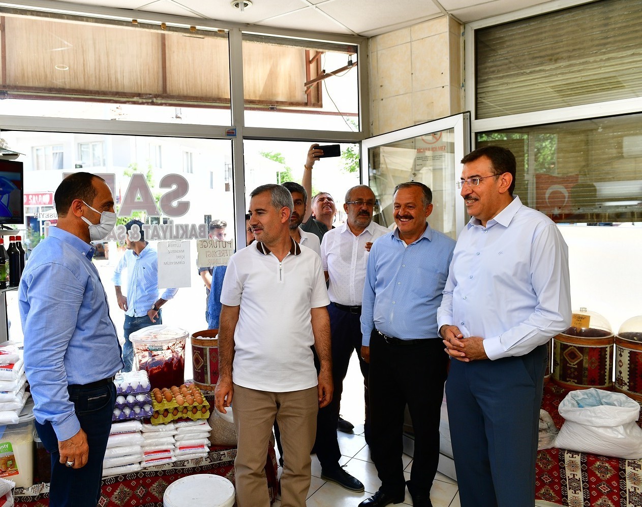 Milletvekili Tüfenkci ile Başkan Çınar, esnaflarla buluştu