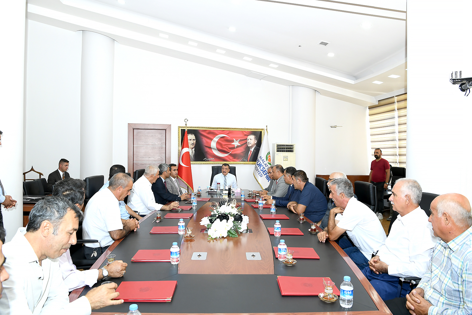 Minibüsçülerden Başkan Gürkan’a Ziyaret