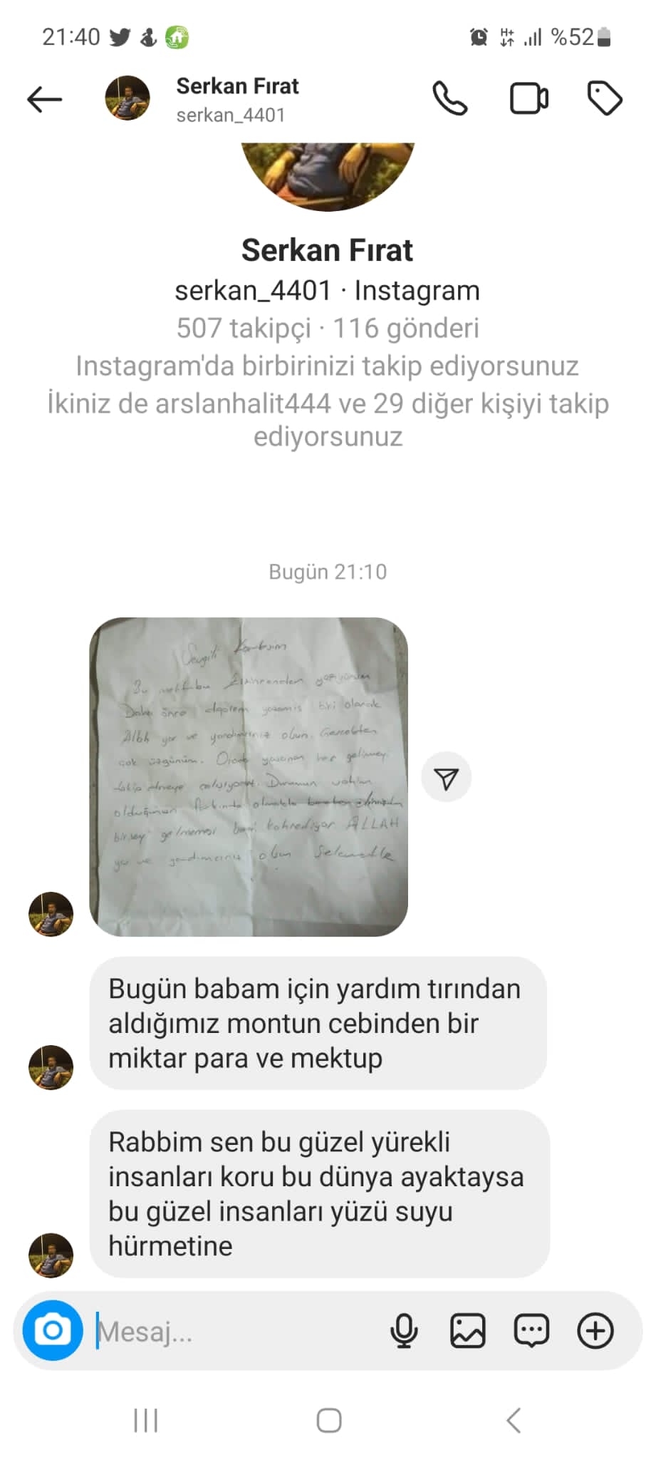 Montun Cebinden Çıkan Mektup Duygulandırdı