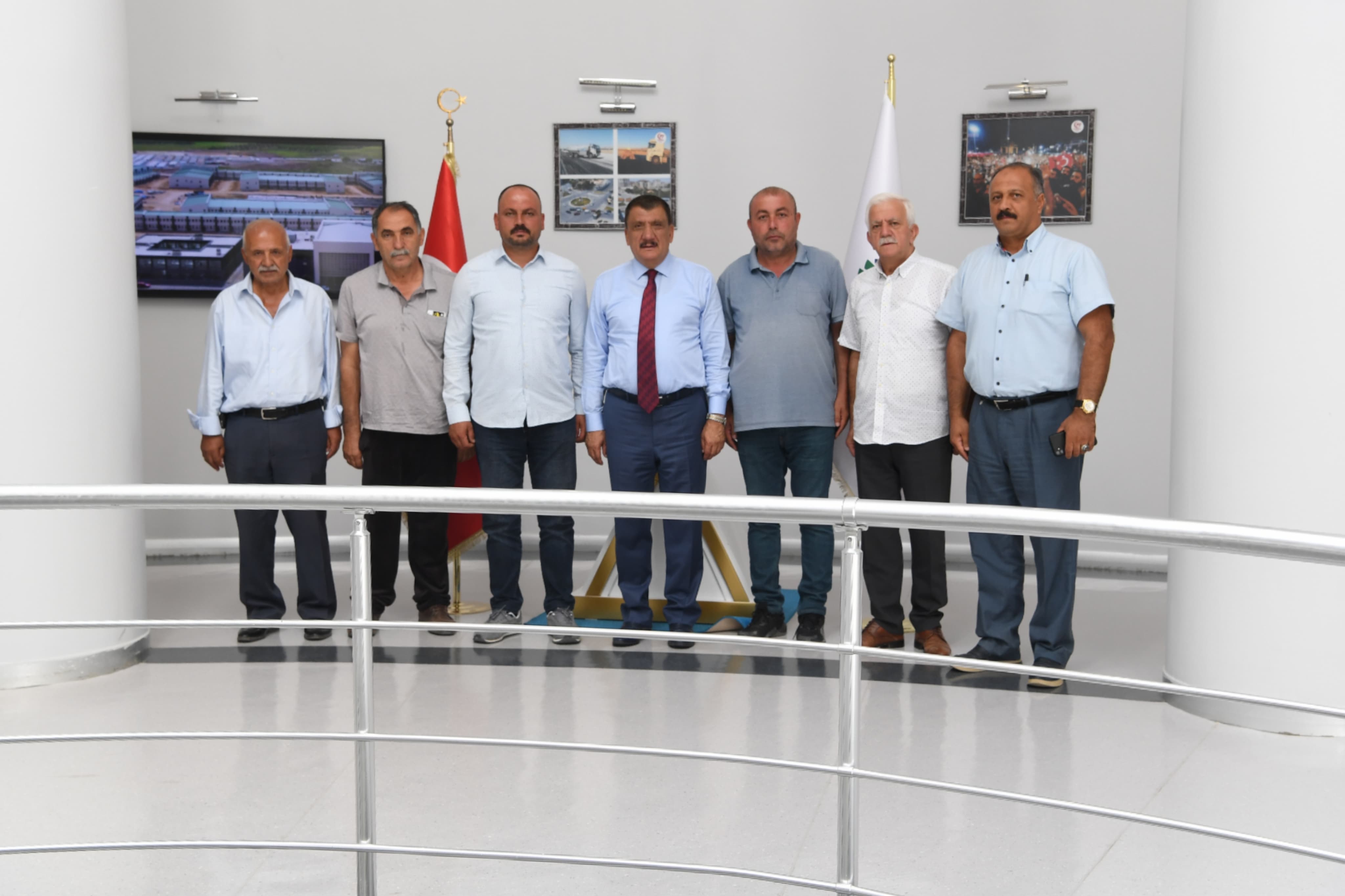 Muhtarlardan Başkan Gürkan'a Ziyaret