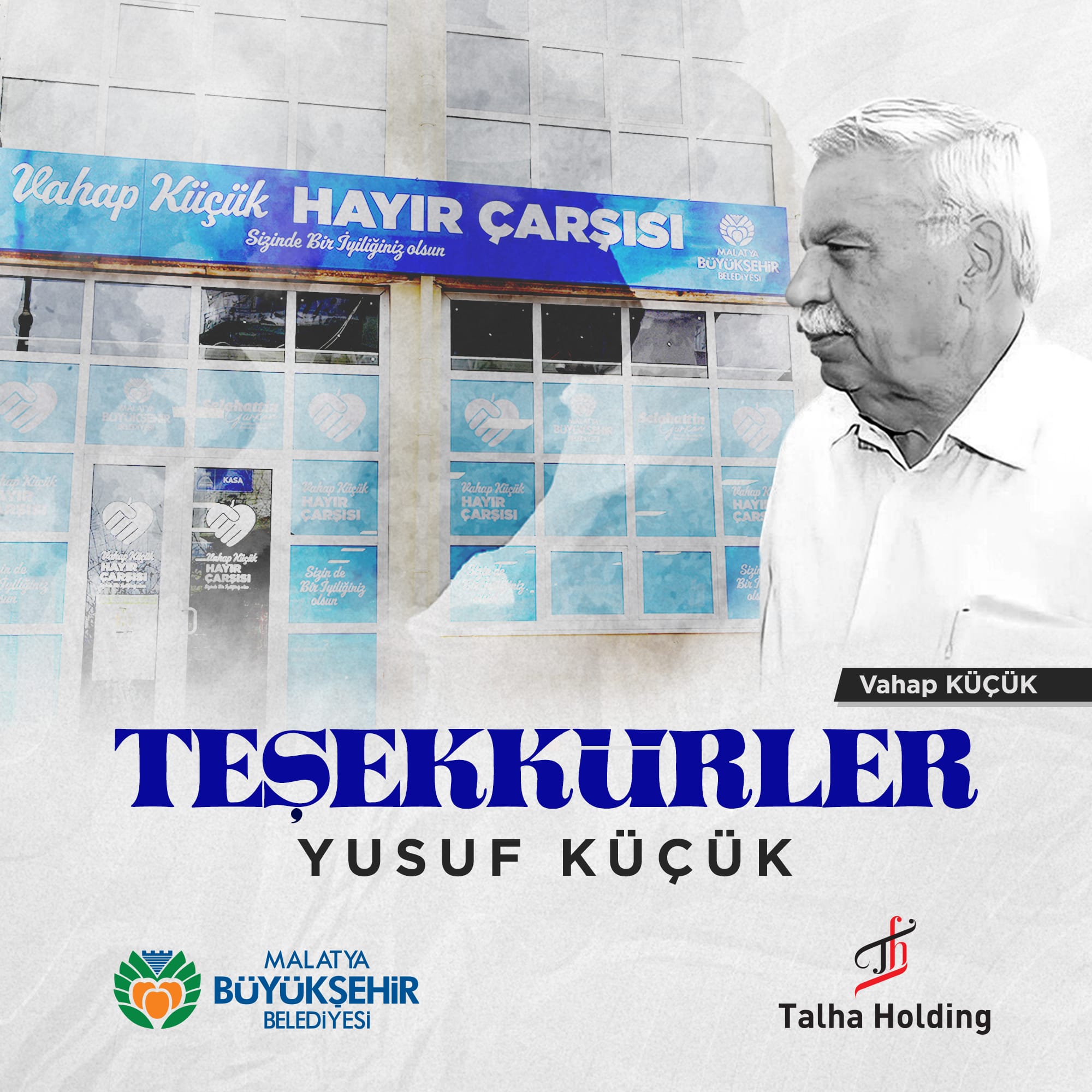 Oğul Küçük'ten Baba Küçük İçin Hayır Çarşısına Yardım