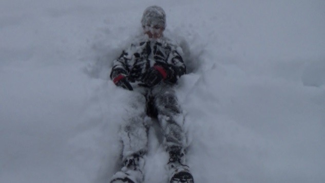 Okullar da Tatil Olunca Çocuklar Karın Keyfini Doyasıya Çıkardı