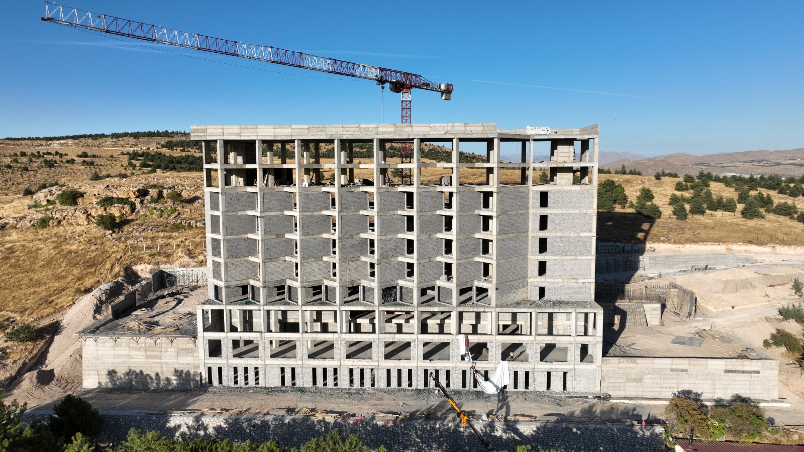 Polis Evi İnşaatı Sürüyor