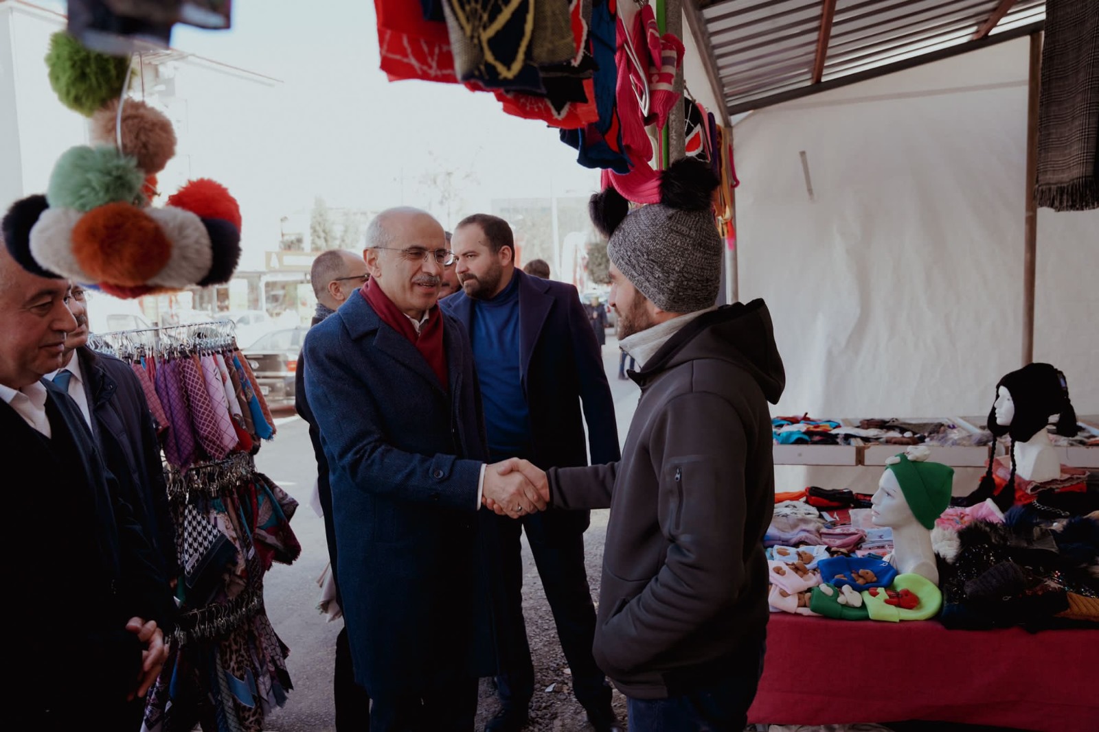Sami Er Çarşı İnşaatını Yerinde İnceledi