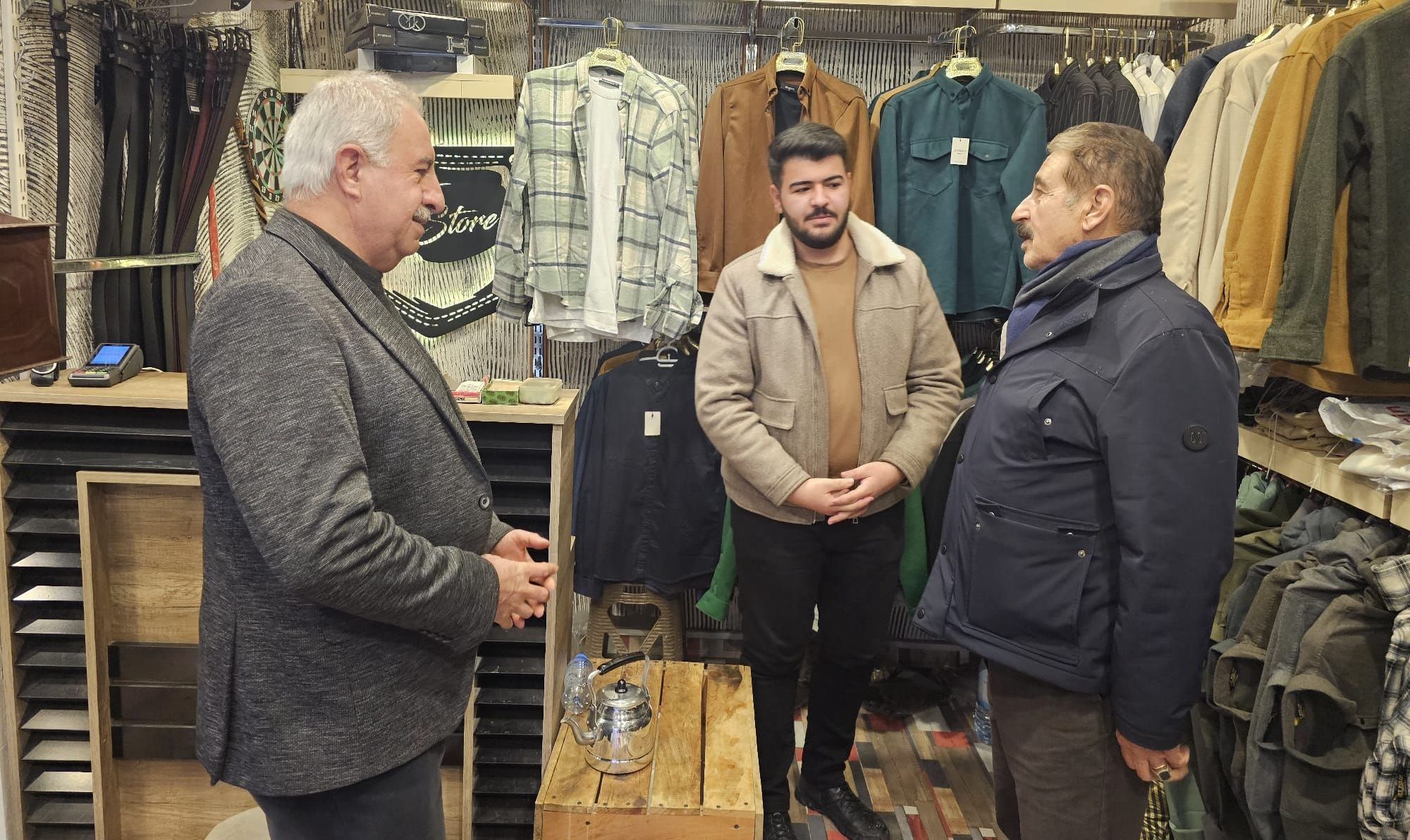 Şevket Keskin Darende’de Esnaflarla Buluştu