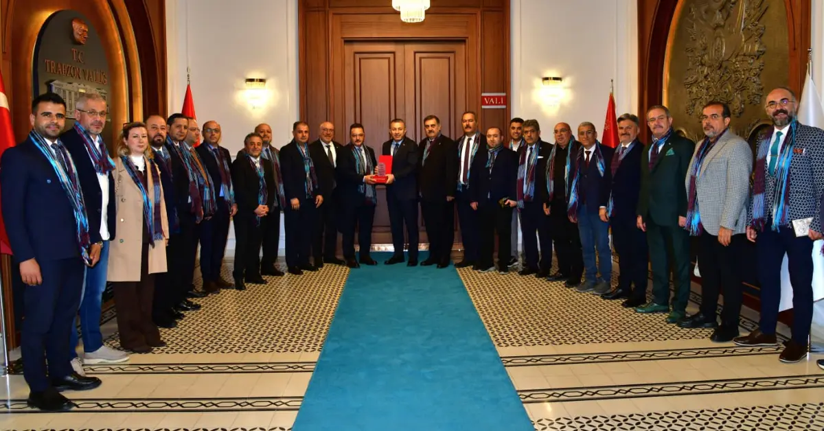 TİMBİR heyetinden Trabzon Valisi Tahir Şahin’e ziyaret