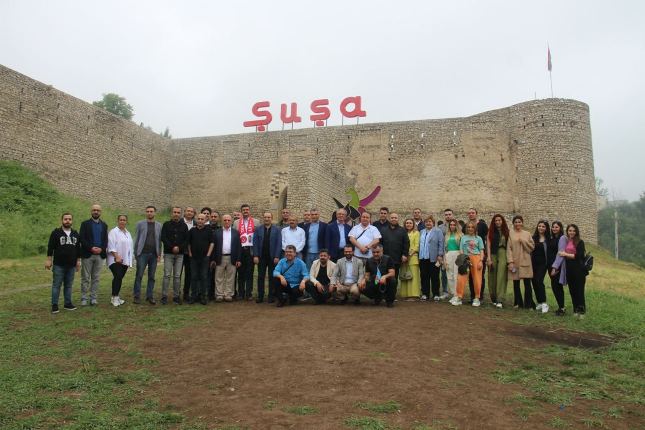 Türkiyeli Gazeteciler Şuşa'yı Ziyaret Etti