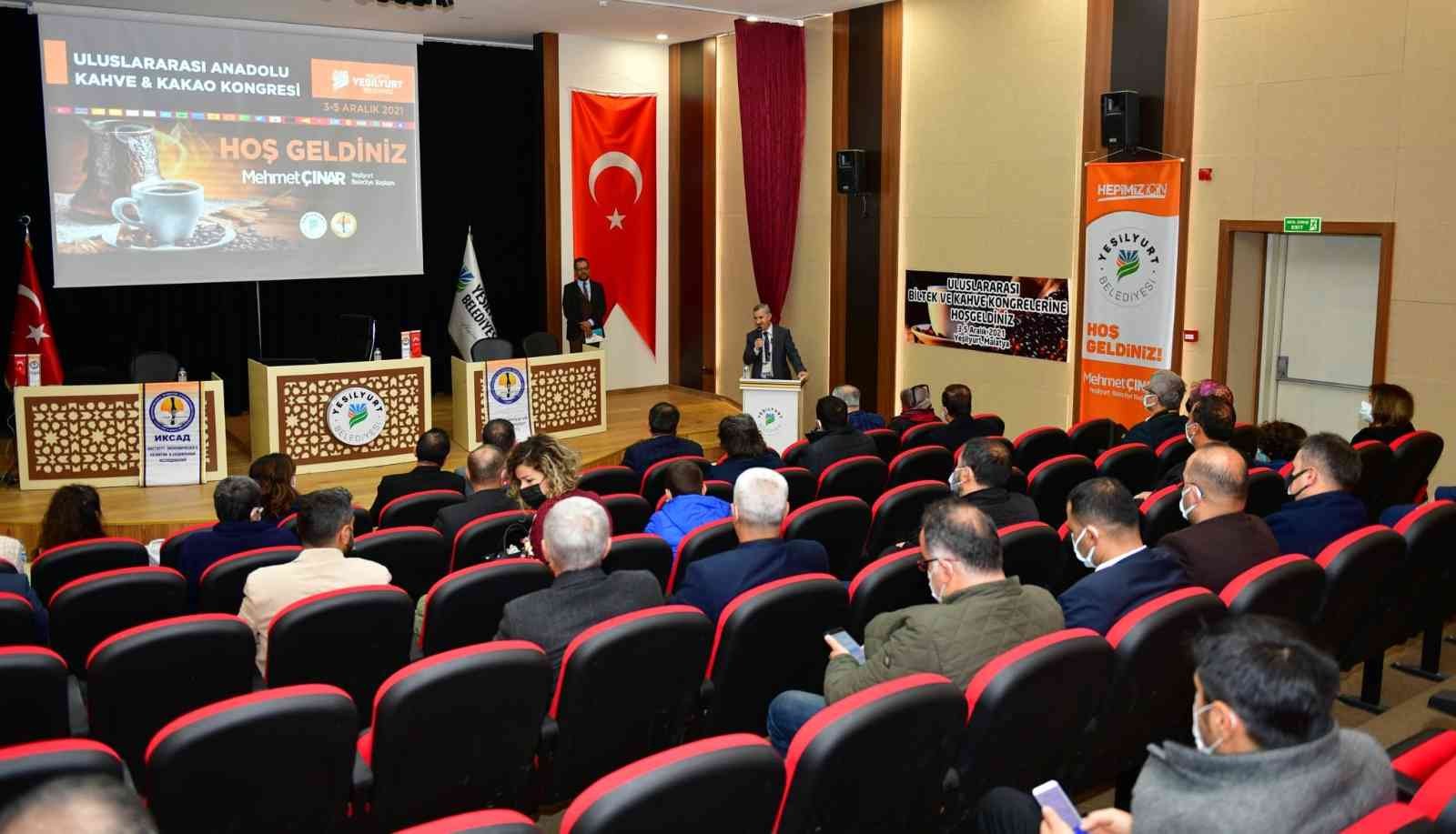 Uluslararası Anadolu Kahve ve Kakao kongresine Yeşilyurt ev sahipliği yapıyor
