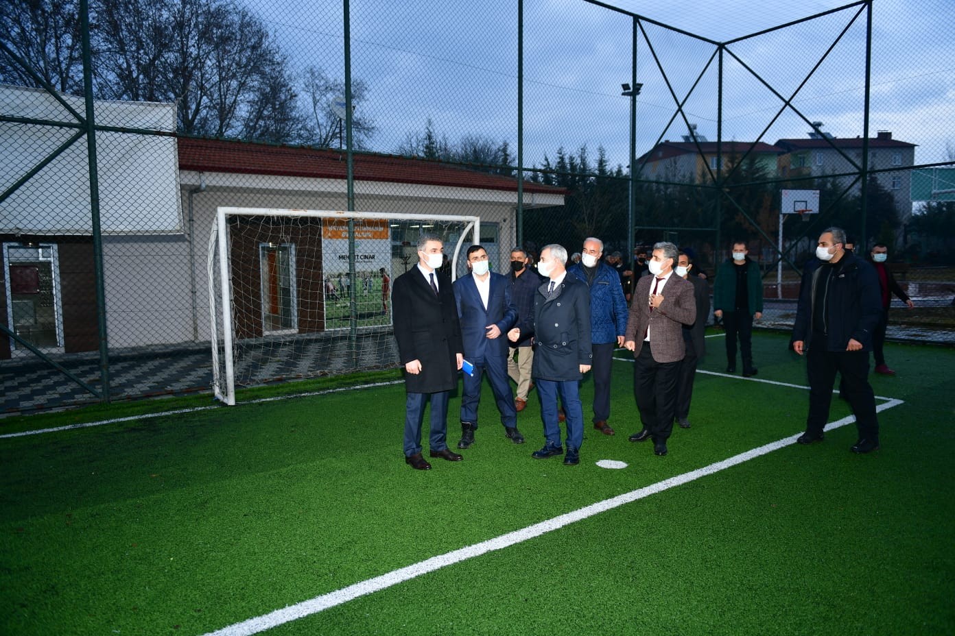 Vali Baruş ve Başkan Çınar, yatırımları incelediler