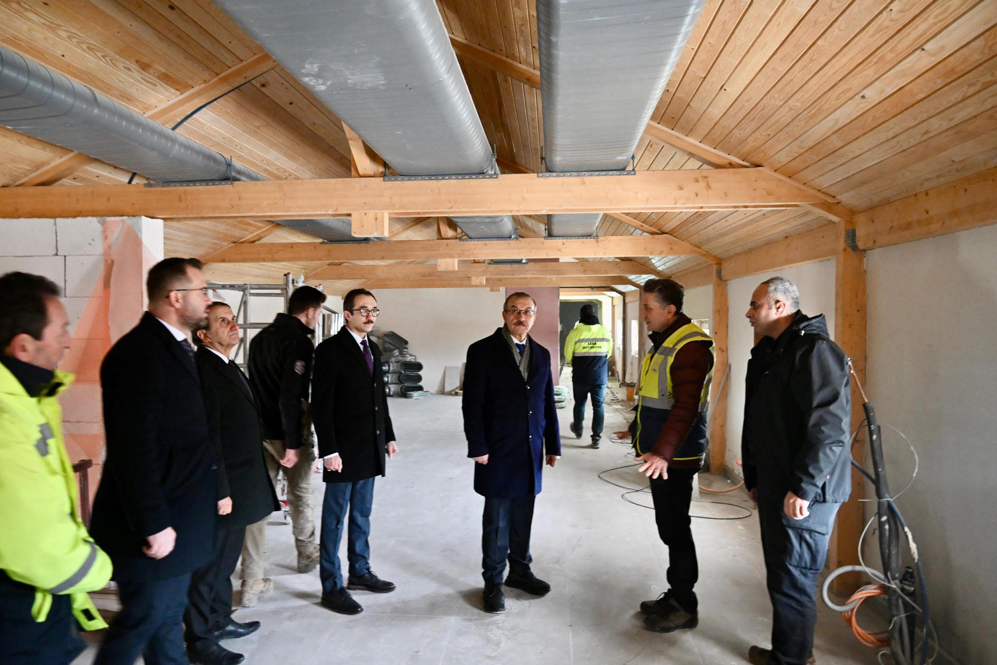 Vali Seddar Yavuz, Hükümet Konağı İnşaatını Denetledi