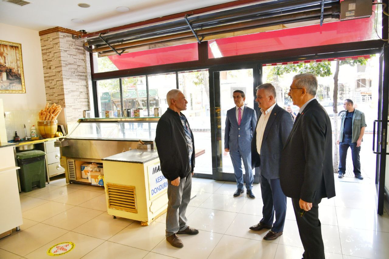 Vali Yazıcı'dan Kanalboyu Esnafına Ziyaret