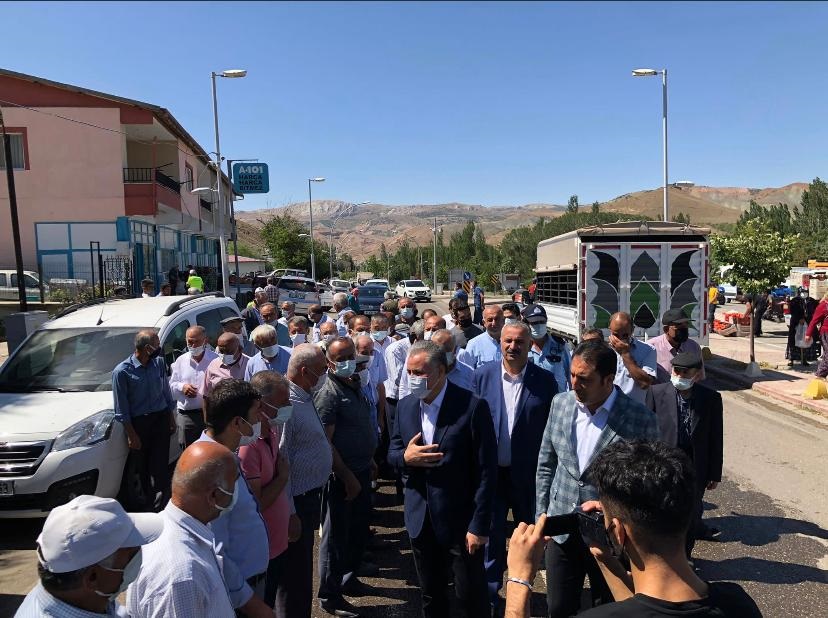 Vekil Çakır Kuluncak ilçesini ziyaret etti