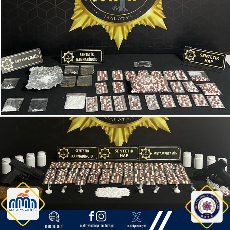 Malatya’da Uyuşturucuya geçit yok