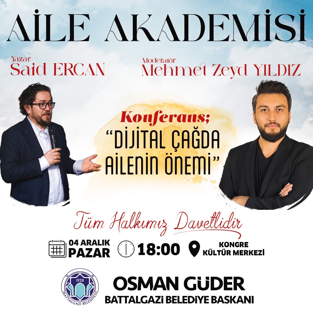 Yazar Ercan 4 Aralık'ta Malatyalılarla Buluşacak