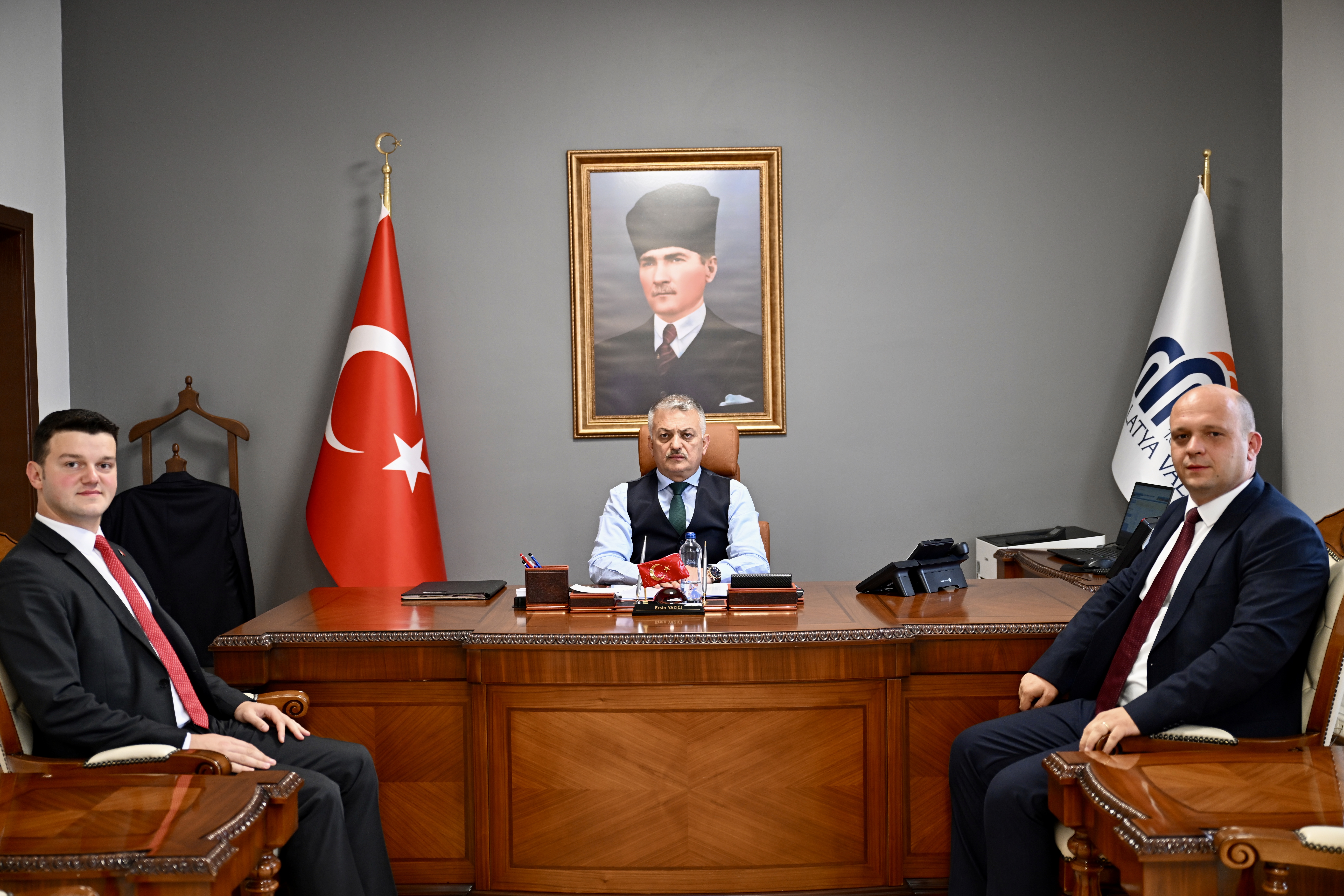 Yeni Atanan Kaymakamlardan Vali Ersin Yazıcı’ya Ziyaret