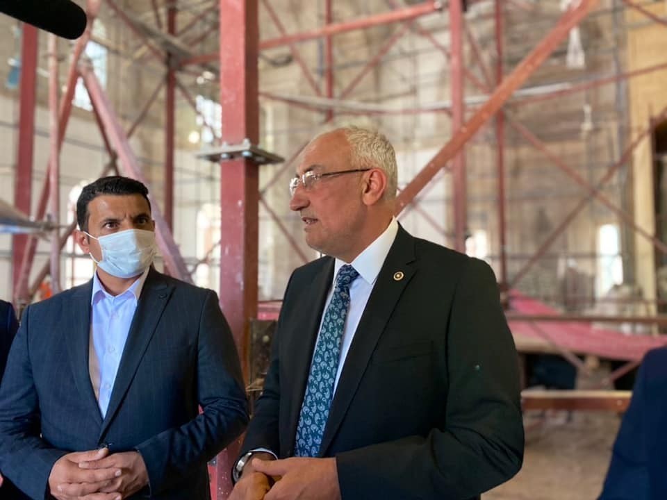 Yeni Cami’deki restorasyon çalışmaları Kurban Bayramı’na kadar tamamlanacak