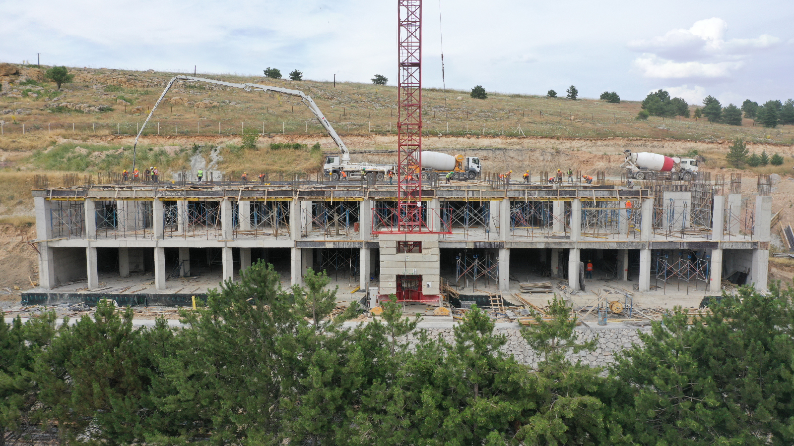 Yeni Polis Evinde Çalışmalar Devam Ediyor