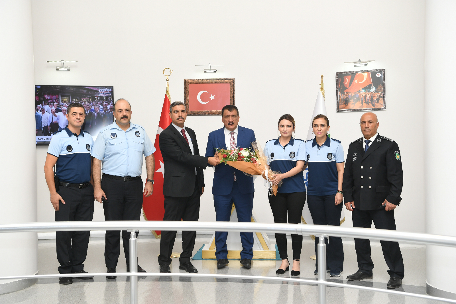 Zabıtadan Başkan Gürkan'a Ziyaret