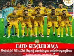 GENÇLER MAÇA ÜCRETSİZ GİDİYOR