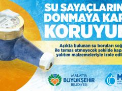 DİKKAT! SU SAYAÇLARINIZ DONABİLİR