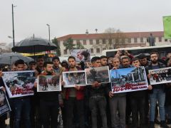 İdlib’de yaşamını yitirenler için Malatya’da gıyabi cenaze namazı kılındı