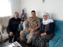 Jandarma’dan şehit aileleri ve gazi ziyareti