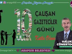 Başkan Cömertoğlu’ndan 10 Ocak Çalışan Gazeteciler Günü mesajı