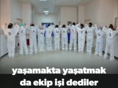 Malatya Eğitim ve Araştırma Hastanesi reanimasyon bölümünden bayram mesajı