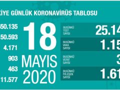 Son 24 saatte korona virüsten 31 kişi hayatını kaybetti