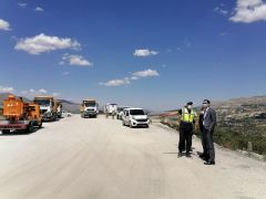 Yol çöktü tünel ulaşıma kapandı