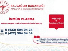 İmmün plazma için merkez oluşturuldu